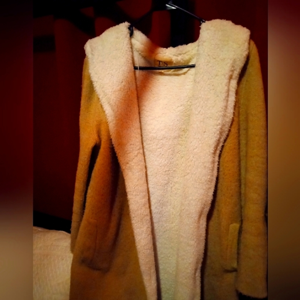 Fuzzy winter coat